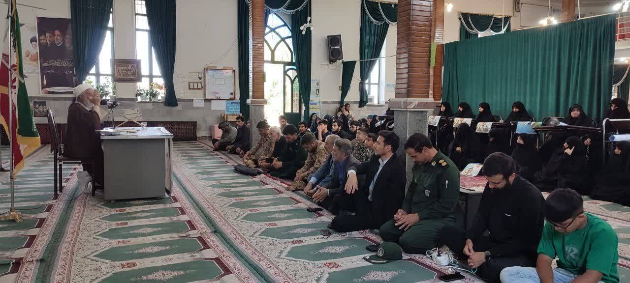 تجدید پیمان با آرمان&zwnj;های معمار کبیر انقلاب در مصلی امام رضا (ع) صالح آباد