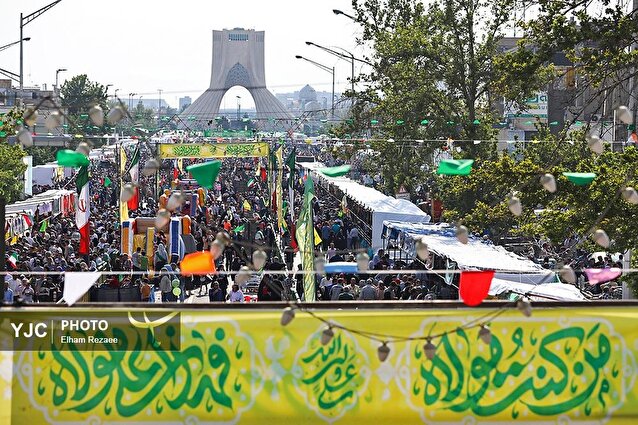 مهمونی ۱۰ کیلومتری غدیر با شعار بیعت در امتداد بعثت (۱)