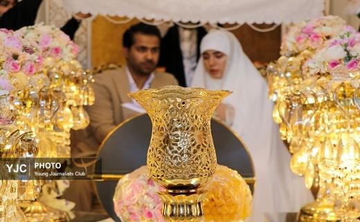 آغاز زندگی مشترک زوج های جوان در قطعه ای از بهشت همزمان با عید سعید غدیر+تصاویر