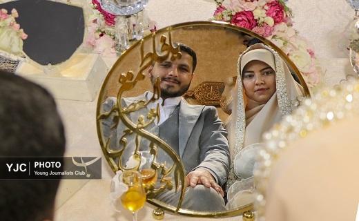 آغاز زندگی مشترک زوج های جوان در قطعه ای از بهشت همزمان با عید سعید غدیر+تصاویر