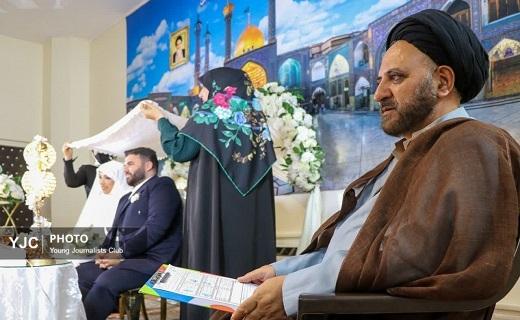 آغاز زندگی مشترک زوج های جوان در قطعه ای از بهشت همزمان با عید سعید غدیر+تصاویر