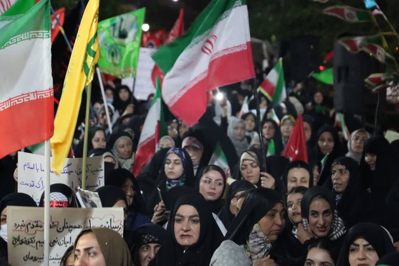 حال و هوای ماهدشت در نود و هشتمین شب از اجتماع عظیم مردمی اقتدار و مقاومت