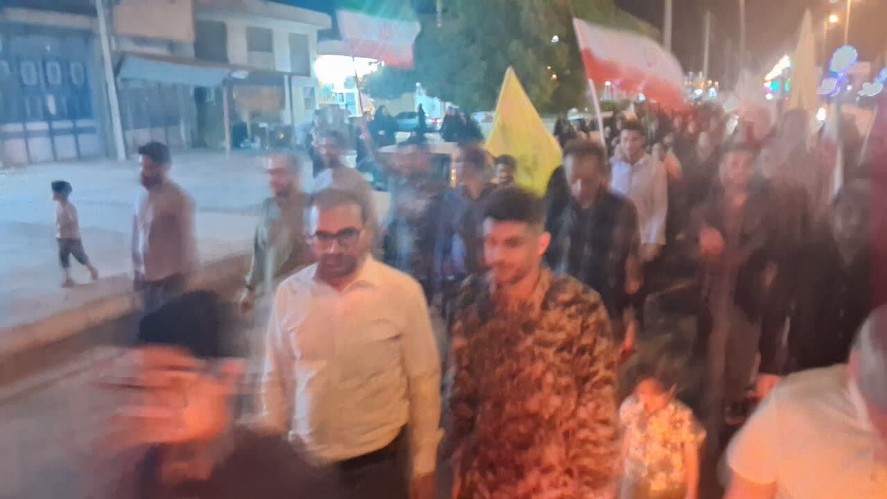نمایش اقتدار و مقاومت در آبدان به روایت شهروندخبرنگار