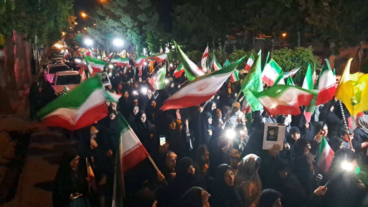 همبستگی مردم انقلابی خوی در تجمعات اقتدار و مقاومت