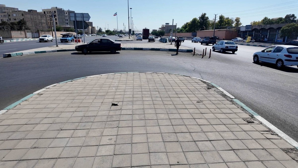 باشگاه خبرنگاران -دوربرگردان حادثه خیز محور بزرگراهی سعیدی در جنوب شهر ایمن می‌شود