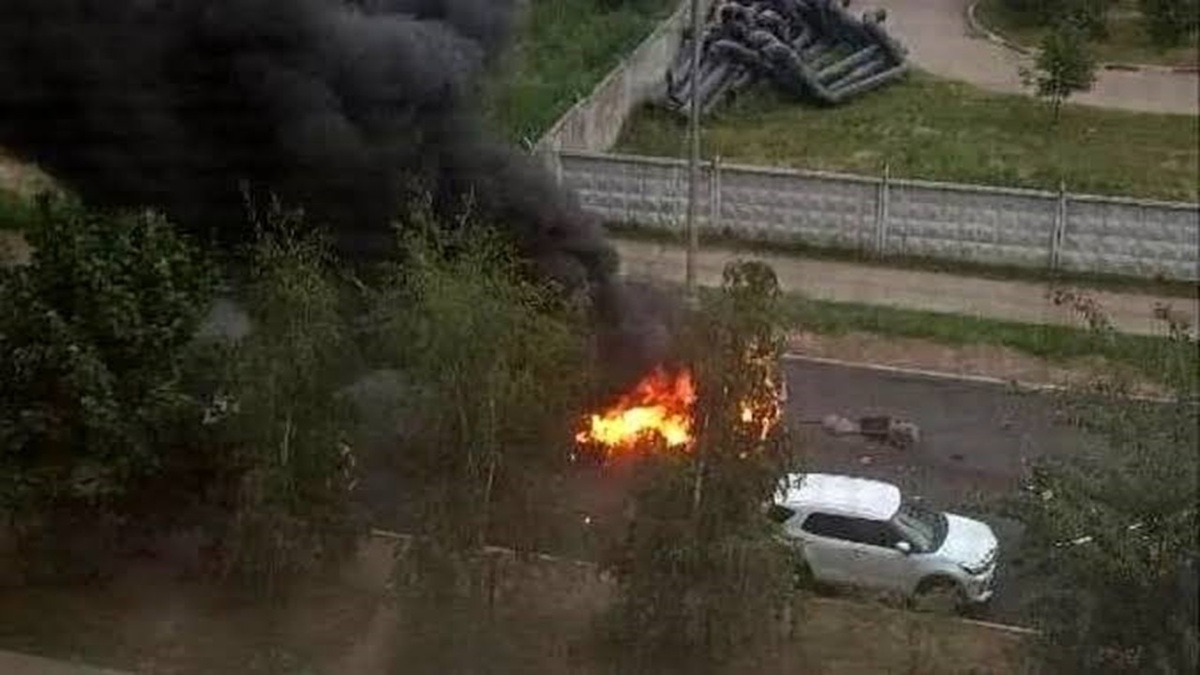 انفجار مرگبار خودروی بمب‌گذاری شده در مسکو + فیلم