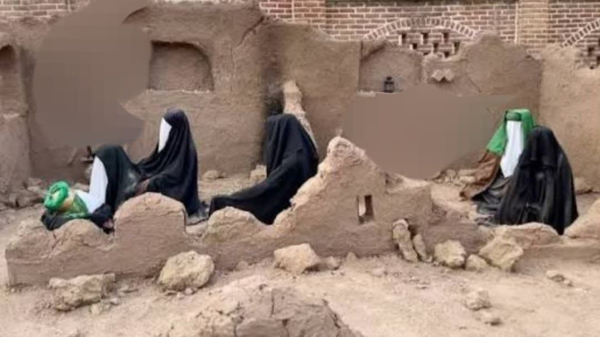 باشگاه خبرنگاران -ساخت بزرگترین نمایشگاه نمونک گلی ویژه ماه محرم در روستای تکه نهاوند + عکس و فیلم
