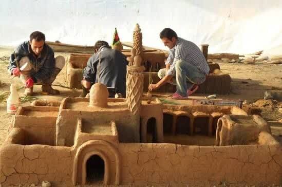 ساخت بزرگترین نمایشگاه نمونک گلی