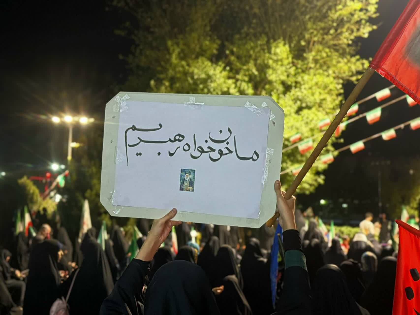 اجتماع حماسی و مردمی اهالی محله دولت آباد در شب&zwnj;های اقتدار و مقاومت