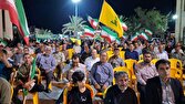 اجتماع شبانه و غرورآفرین مردم انقلابی آبدان در قاب دوربین شهروندخبرنگار
