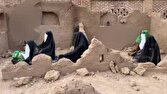 ساخت بزرگترین نمایشگاه نمونک گلی ویژه ماه محرم در روستای تکه نهاوند + عکس و فیلم