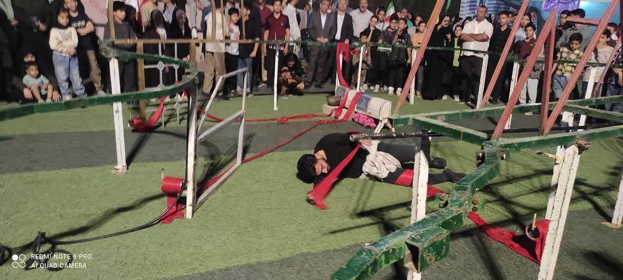 کرمان در شبی که هنر لباس مقاومت پوشید + تصاویر