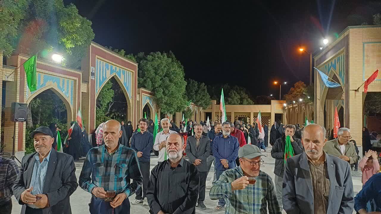 میثاق با رهبر شهید در تجمعات اقتدار و مقاومت در صالح آباد