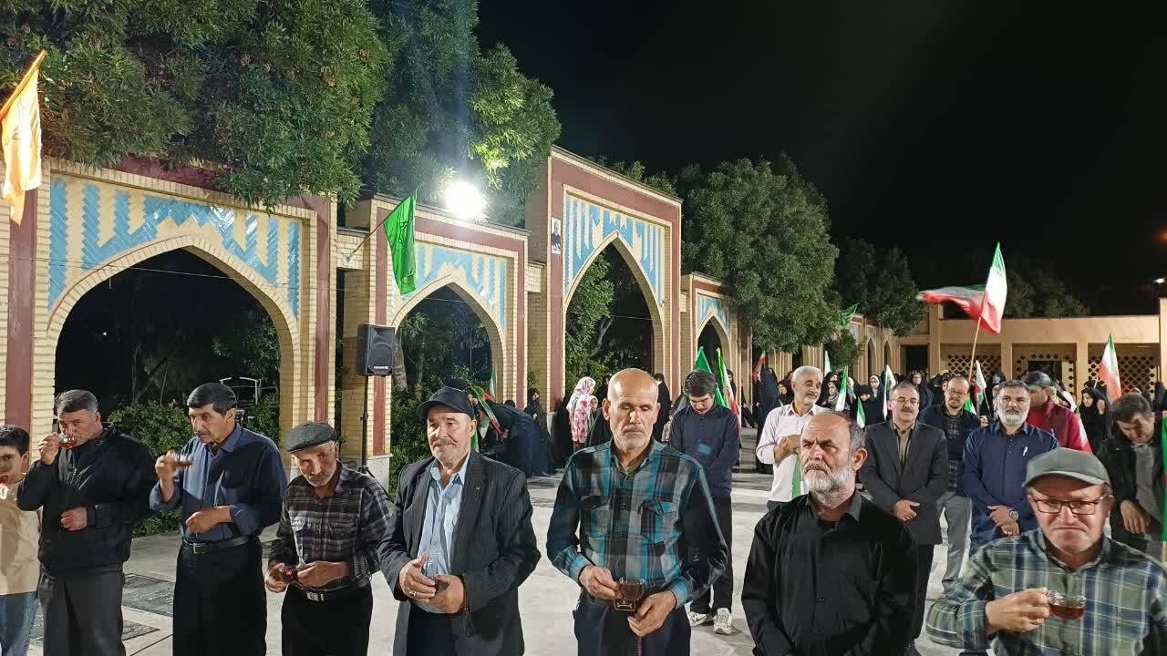 میثاق با رهبر شهید در تجمعات اقتدار و مقاومت در صالح آباد