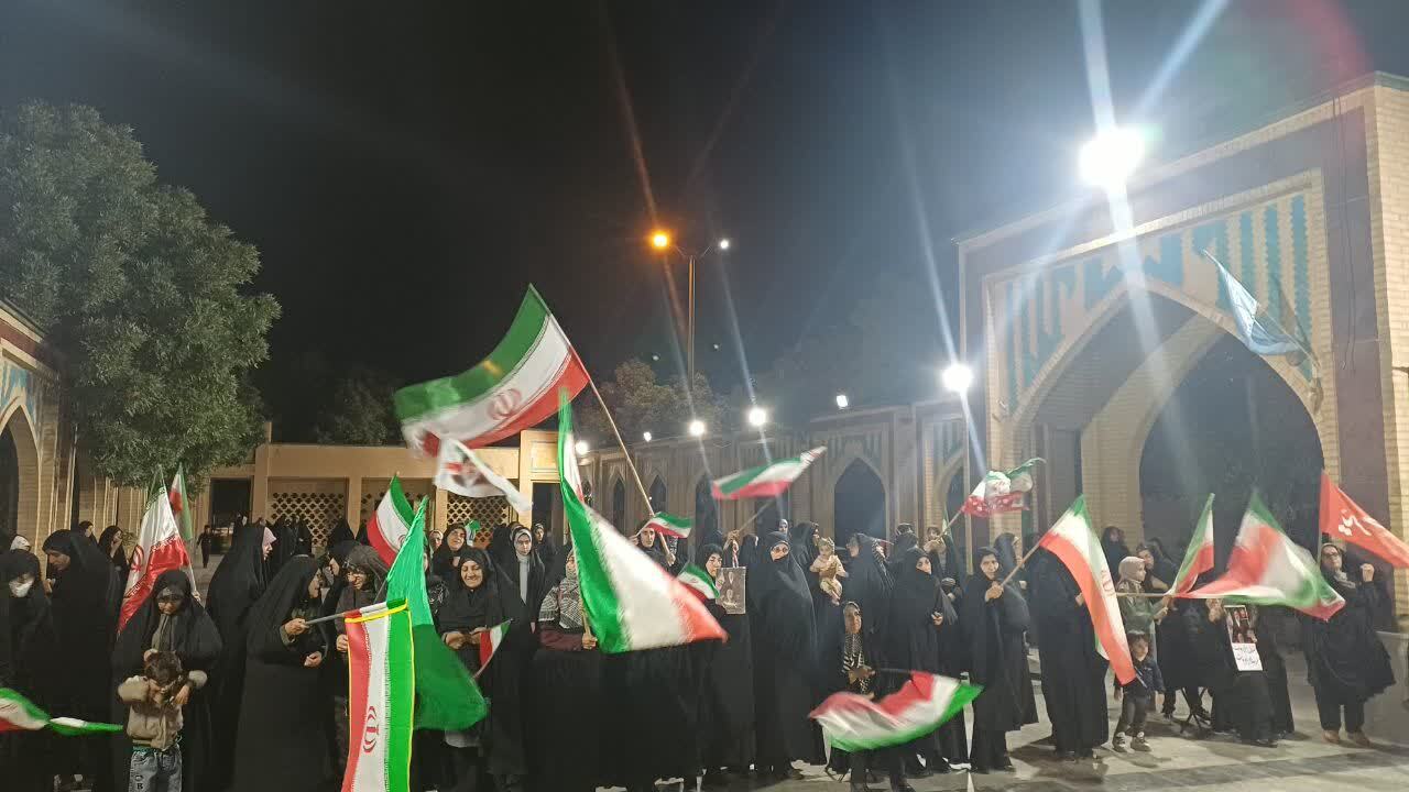 میثاق با رهبر شهید در تجمعات اقتدار و مقاومت در صالح آباد