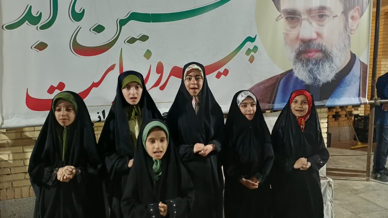 میثاق با رهبر شهید در تجمعات اقتدار و مقاومت در صالح آباد