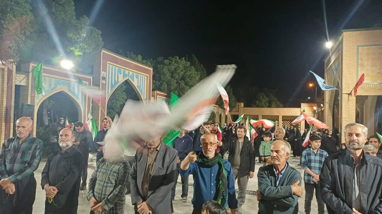 میثاق با رهبر شهید در تجمعات اقتدار و مقاومت در صالح آباد