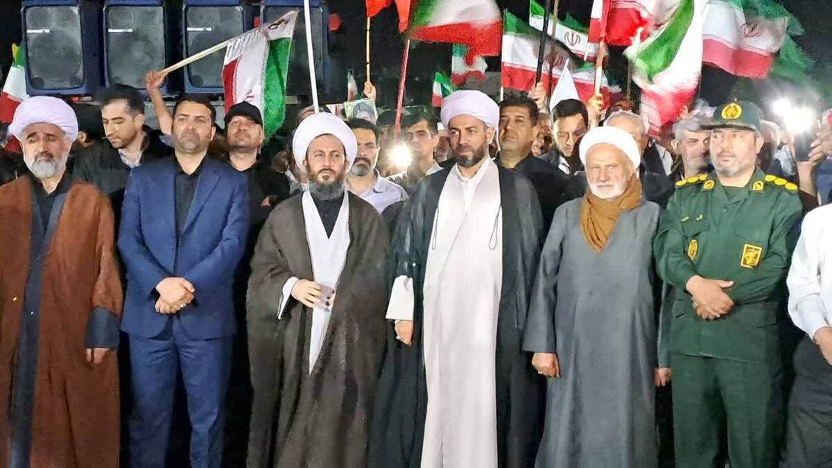باشگاه خبرنگاران -راهپیمایی و تجمع مردم خوی در خونخواهی امام امت + فیلم و عکس
