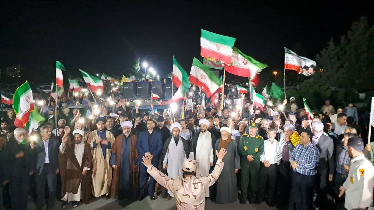 راهپیمایی و تجمع مردم خوی در خونخواهی امام امت