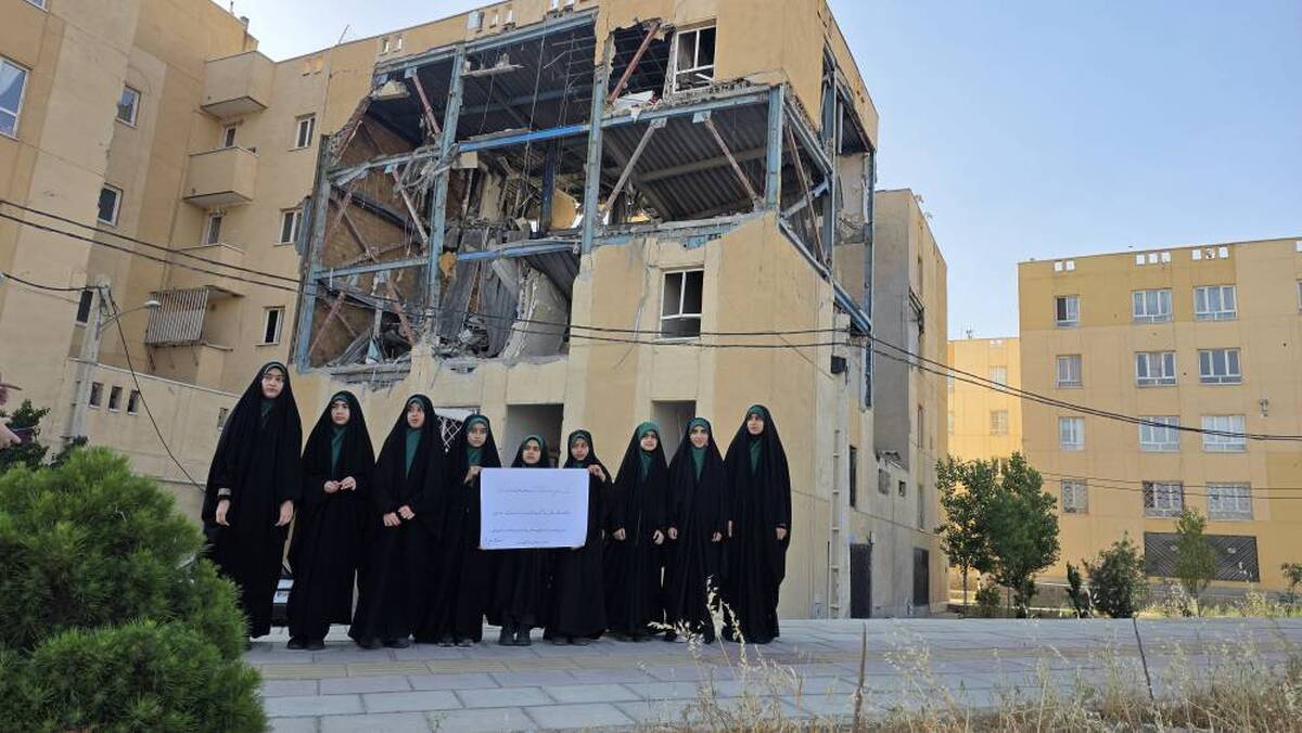 باشگاه خبرنگاران -طنین سرود «جان‌فدا» در کنار محل جنایت دشمن آمریکایی–صهیونیستی در مهستان