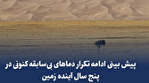 پیش بینی ادامه تکرار دماهای بی‌سابقه کنونی در پنج سال آینده زمین