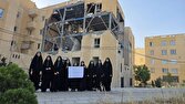 طنین سرود «جان‌فدا» در کنار محل جنایت دشمن آمریکایی–صهیونیستی در مهستان