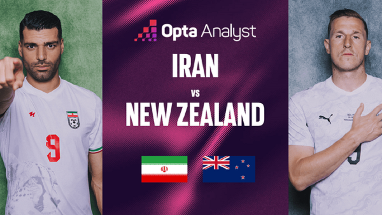 نکات آماری بازی ایران و نیوزیلند از نگاه سایت آنالیز اپتا