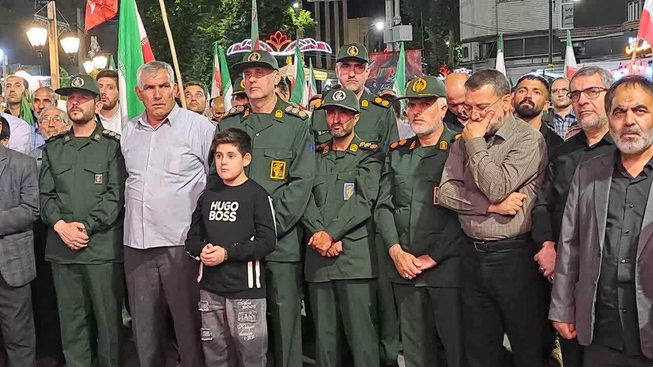 اجتماع با شکوه مردم انقلابی خوی در میدان مقاومت