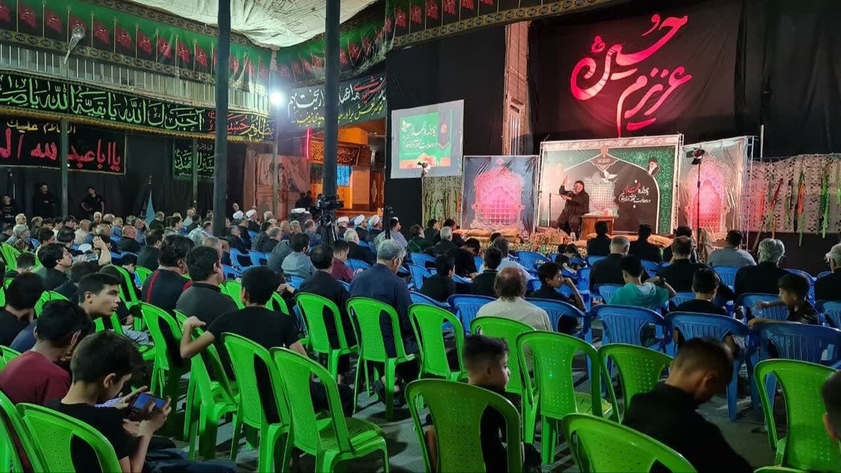 باشگاه خبرنگاران -فیلمی از مراسم سوگواری حسینی در فولادشهر به مناسبت ماه محرم