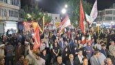 اجتماع با شکوه مردم انقلابی خوی در میدان مقاومت