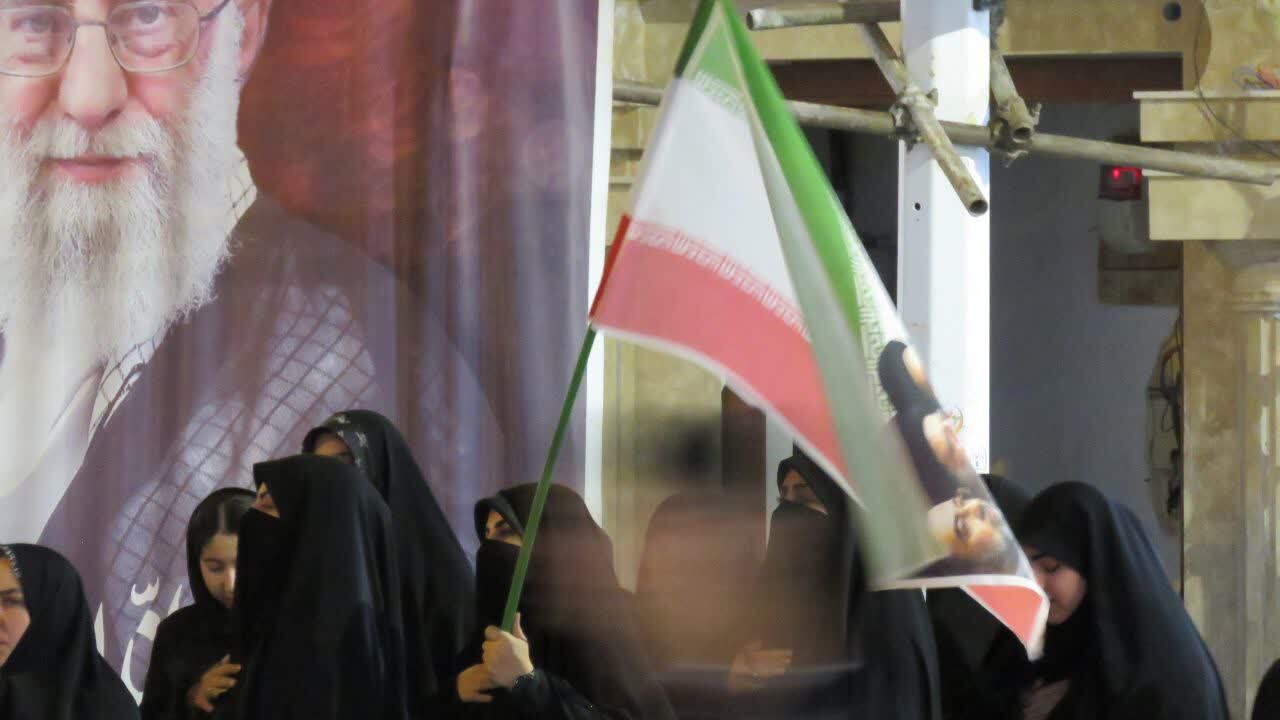 اجتماع با شکوه مردم انقلابی هریس در خونخواهی امام شهید