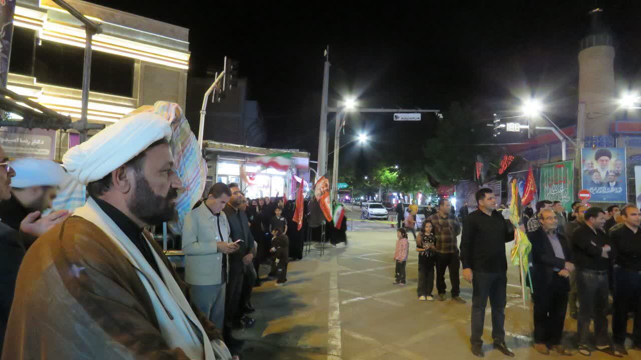 اجتماع با شکوه مردم انقلابی هریس در خونخواهی امام شهید