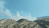 ارتفاعات منطقه حفاظت‌شده دیل در آتش می‌سوزد