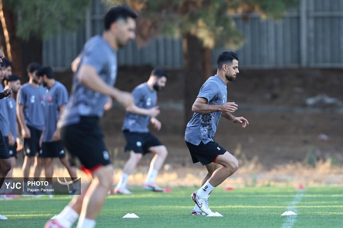 تمرین تیم فوتبال پرسپولیس