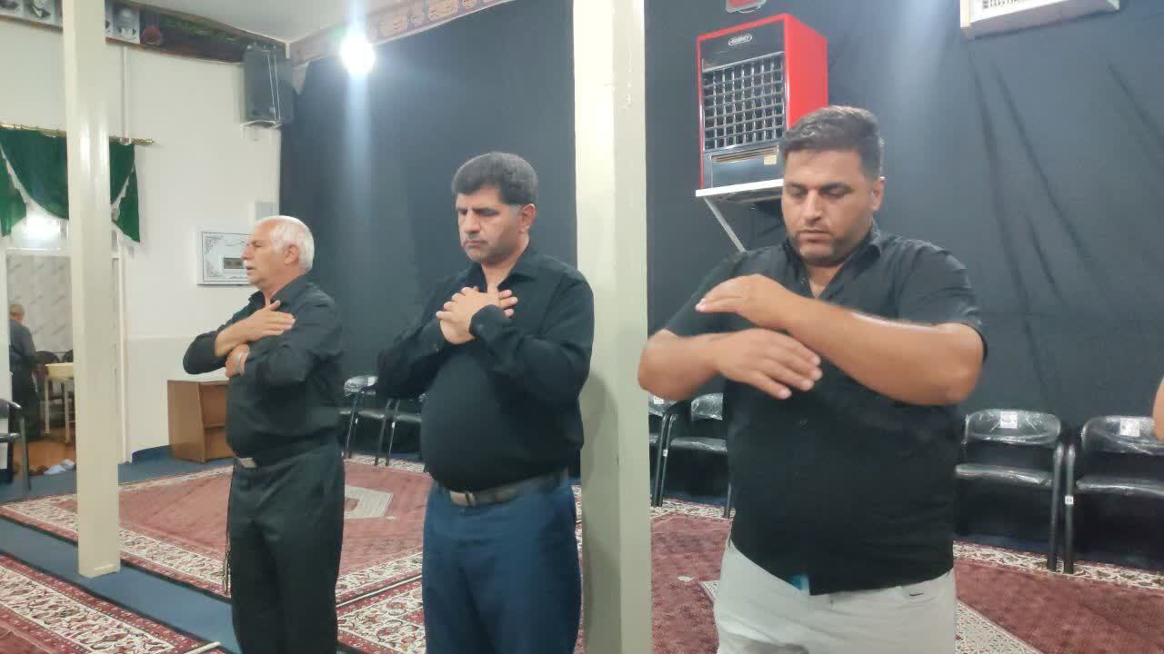 مراسم سوگواری حسینی در صالح آباد