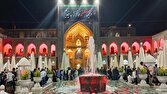 آستان مقدس امام رضا (ع) با نصب پرچم سیاه رنگ و بوی محرمی گرفت + عکس