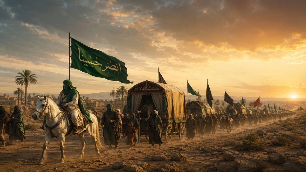 باشگاه خبرنگاران -روز ورود کاروان امام حسین علیه‌السلام به سرزمین نینوا