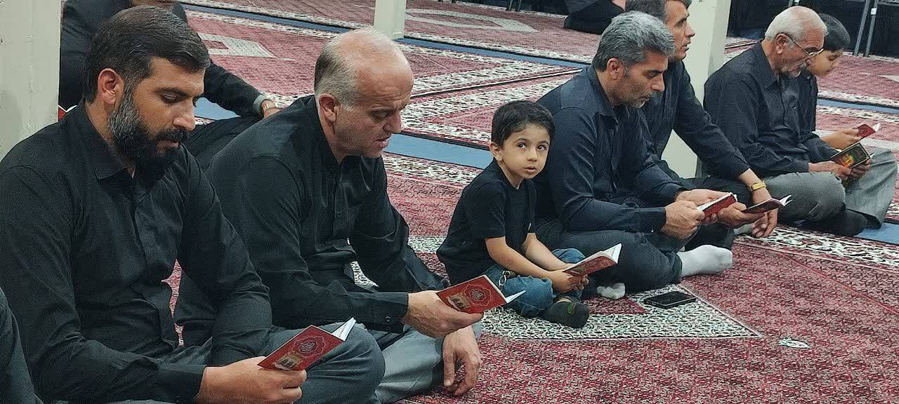 صالح آباد در سومین شب از ماه محرم رنگ و بوی عزا و ماتم گرفت