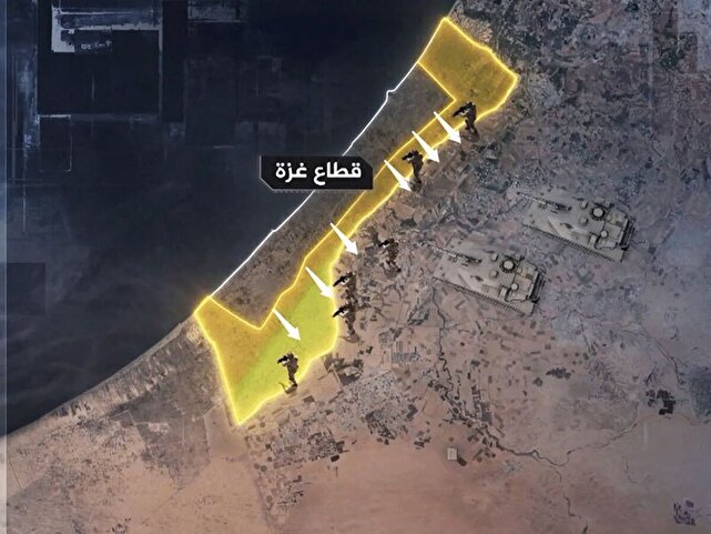 امنيتي،غزه،ايجاد،اسرائيل،خط،مناطق،زرد،جنگ،نظامي،سياسي،جديدي، ...