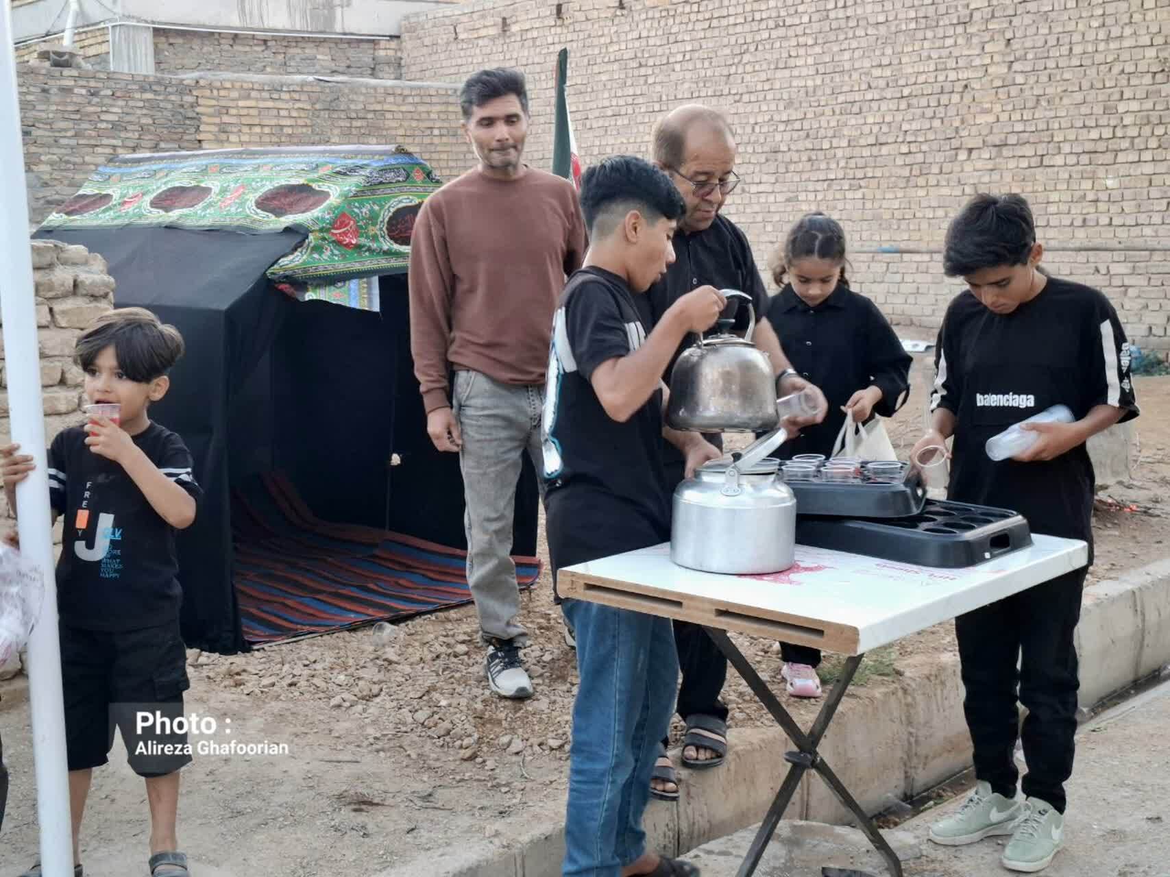 حال و هوای روستای نردین در روزهای محرمی حال و هوای روستای نردین در روزهای محرمی