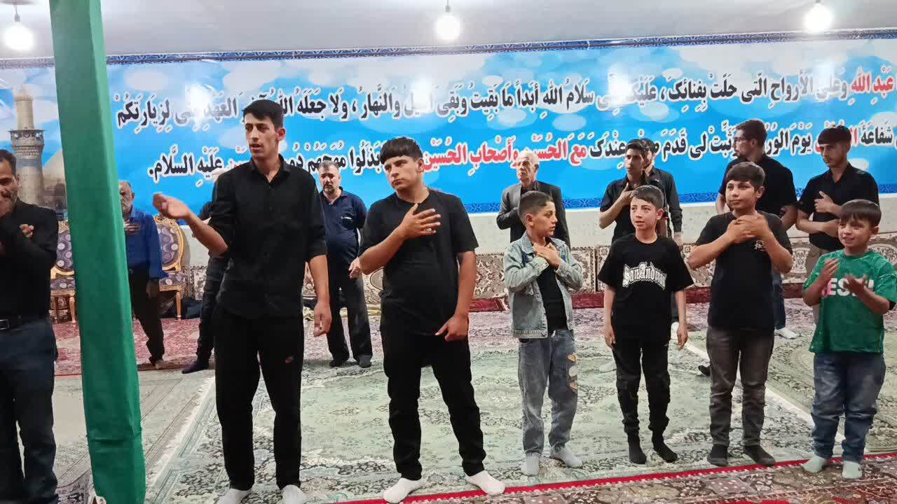 تعزیه دوطفلان مسلم در روستای گردشگری توآباد به مناسبت ماه محرم