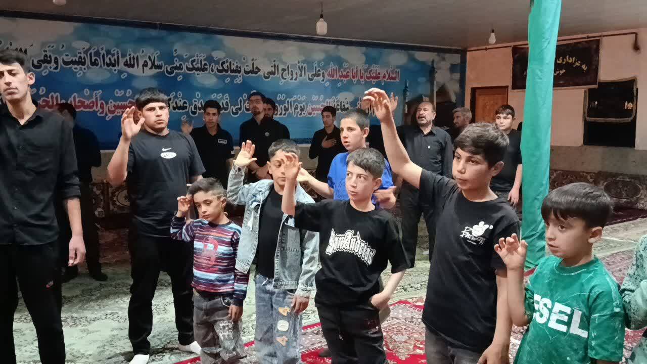 تعزیه دوطفلان مسلم در روستای گردشگری توآباد به مناسبت ماه محرم
