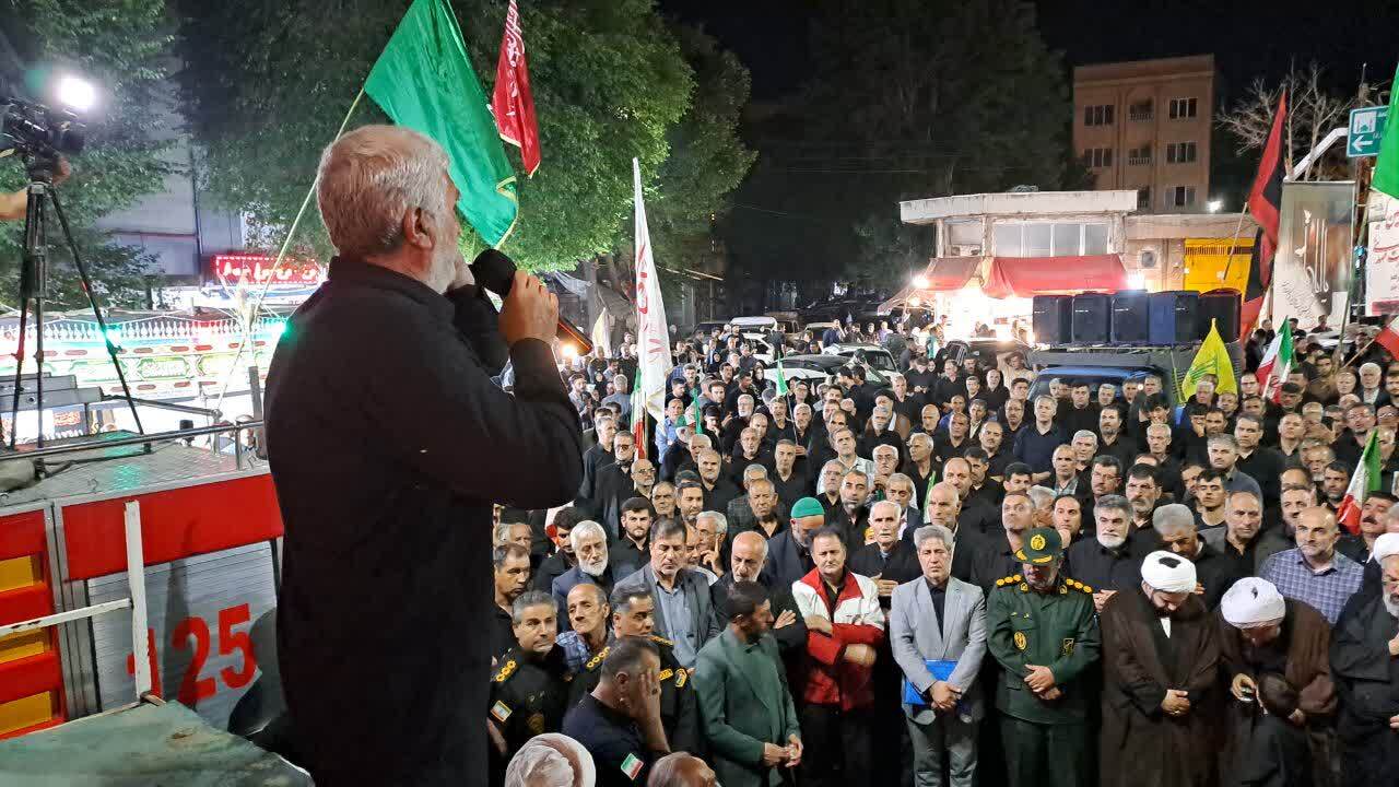 راهپیمایی و تجمع مردم خوی در خونخواهی امام امت
