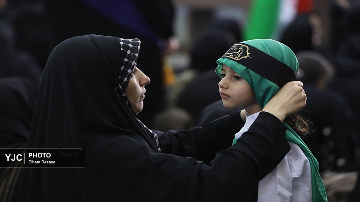مراسم شیرخوارگان حسینی ۱۴۰۵ در مصلای تهران