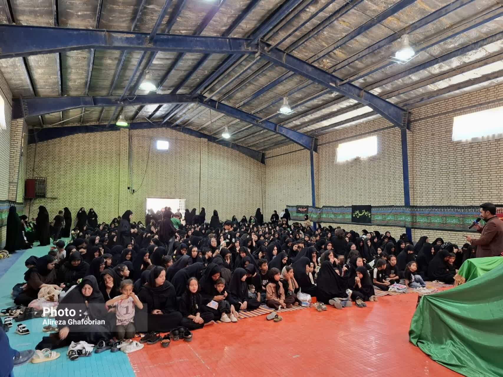 مراسم شیرخوارگان حسینی در دهستان نردین برگزار شد
