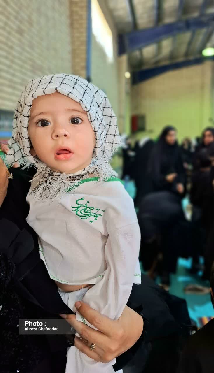 مراسم شیرخوارگان حسینی در دهستان نردین برگزار شد