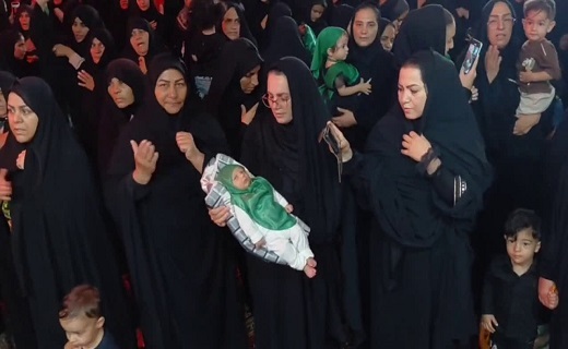 برگزاری همایش شیرخوارگان حسینی در خراسان جنوبی + تصاویر