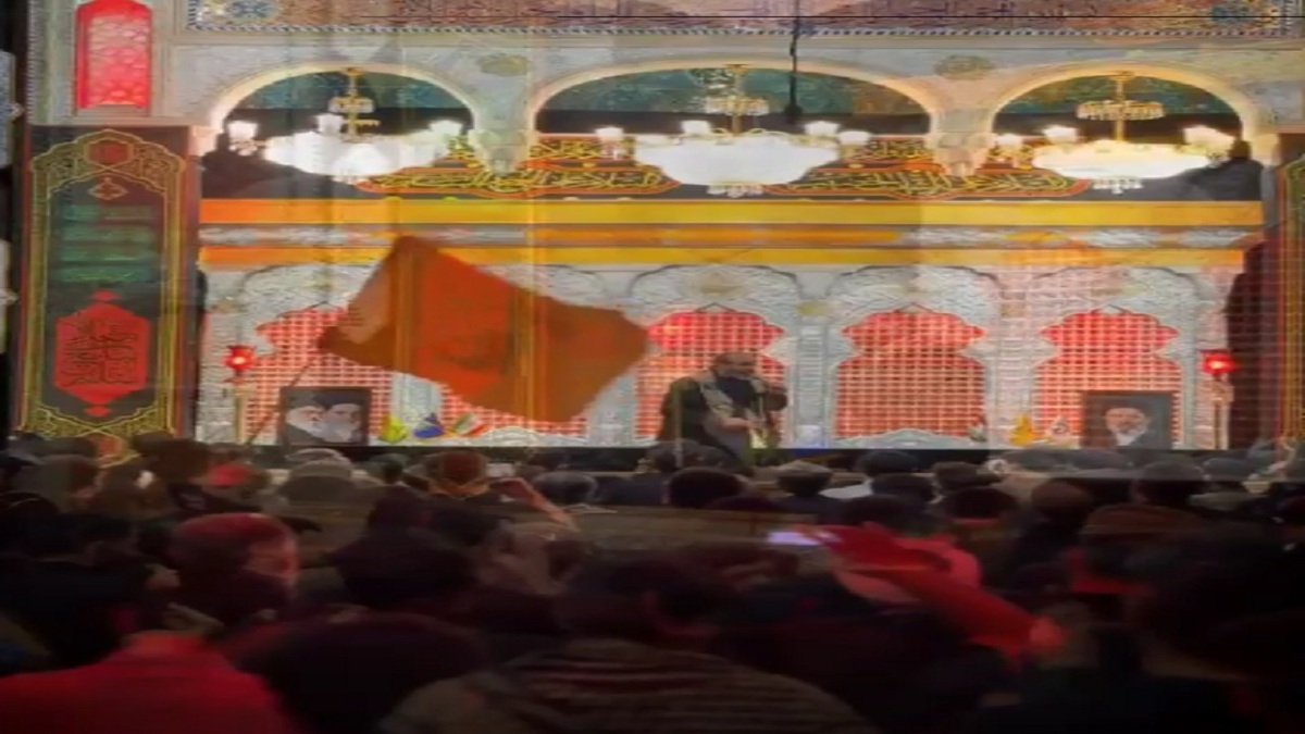 باشگاه خبرنگاران -حمایت عزاداران حسینی از حزب الله لبنان در حرم مطهر بانوی کرامت + فیلم