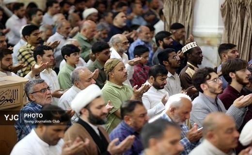 اقامه نماز عید سعید قربان در شهر کریمه اهل بیت سلام الله علیها+تصاویر