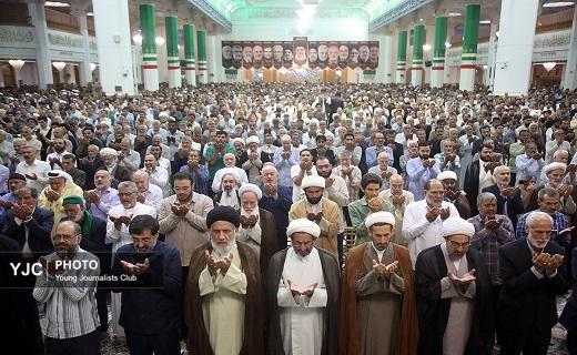 اقامه نماز عید سعید قربان در شهر کریمه اهل بیت سلام الله علیها+تصاویر